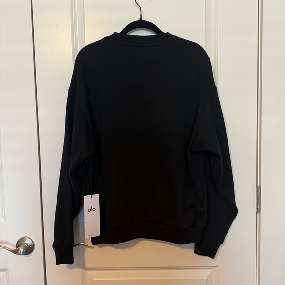 NWT! Alo Accolade Crew Neck Pullover Black, Size Small (4-6)! - Picture 8 of 10